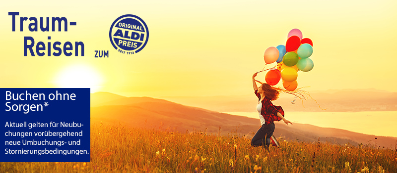 Frau mit Luftballons