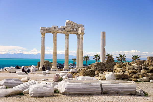 Türkei, Meer, Statue