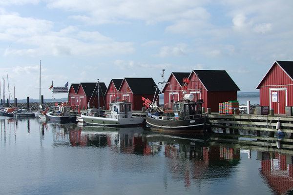 Ostsee, Häuser, Hafen